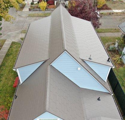 Woodgrain Embossed Driftwood Cedar Aluminum Shingle