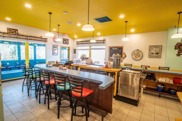 Freshly Restored bar area, Sugar n' Spice 'The Original' on Reading Road.