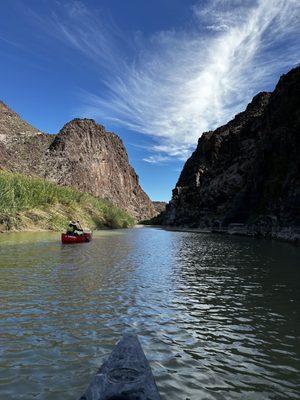 Coming out of black canyon