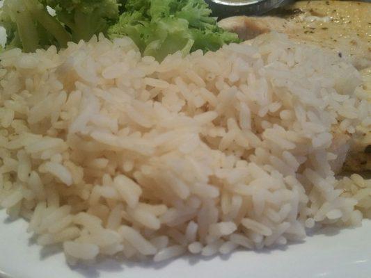 seasoned rice aka plain unseasoned white rice.