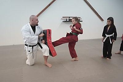 Kids get their exercise all while having fun and learning self-defense.