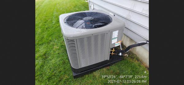 Air conditioner installation