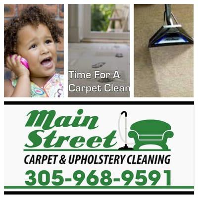 Mom I'm calling the carpet cleaners for the holidays we need are carpet clean running a big special 2 rooms $89 free hallway.