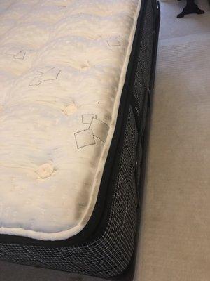 Filthy dirty disgusting BRAND NEW DENVER MATTRESS!