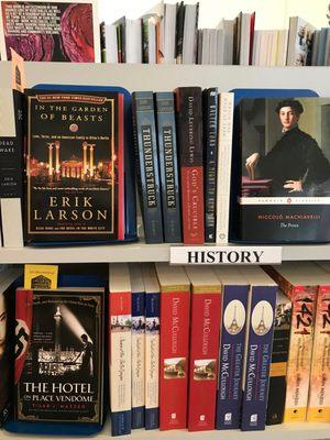 History section at River House Books