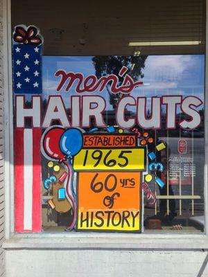 Go to Joe's Barbershop. Staple of the community since 1965