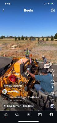 Grading and paving