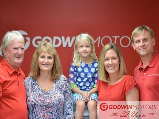 Godwin Motors, Inc has been family owned and operated for 32 years.