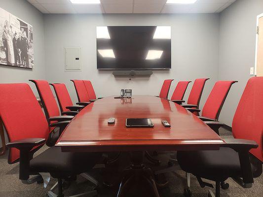 Embark on a personalized space for your vision. Our secluded conference room and full resources craft success for your productive meetings.