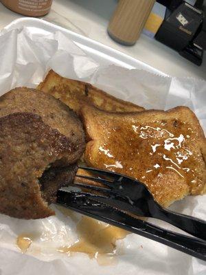 French toast and sausages