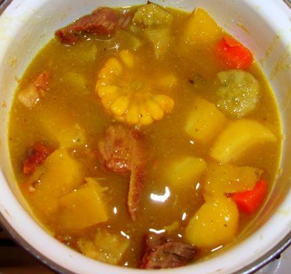 A truly delicious serving of Sancocho!