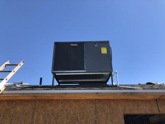 This is the new Ac system we installed for one of are customer for a new construction houses.