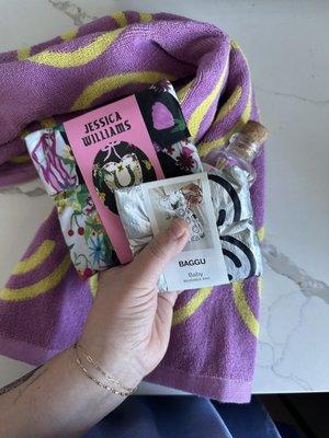 Baggu towels, bags and cute matches!