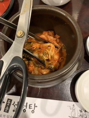 Cabbage kimchi (perfectly sour)