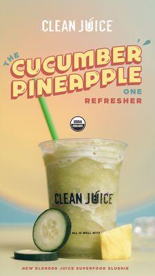 Cucumber Pineapple Refresher - Great Choice for the summer heat