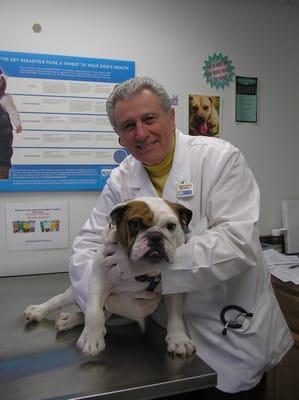 Dr. Frank Mondi with Chloe