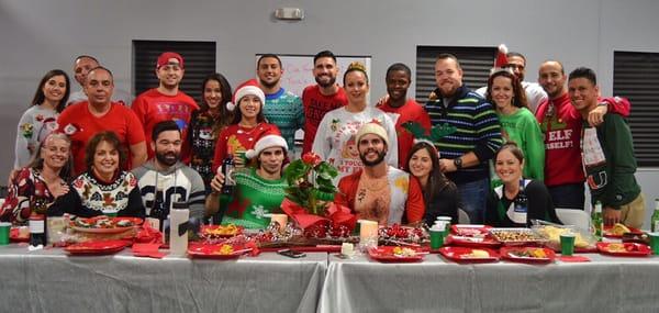 Ugly sweater party with our B-Fit family!