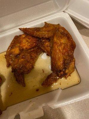 Honey chicken wings