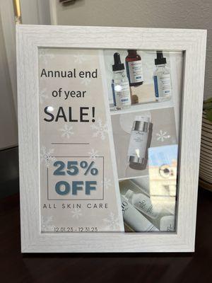 Their annual sale is on!