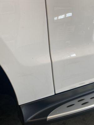 Scratches caused by Mister Car Wash