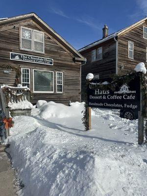 Outside view of The Chocolate Haus