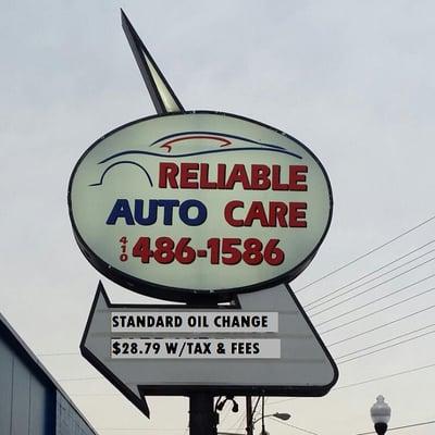 Standard oil change price