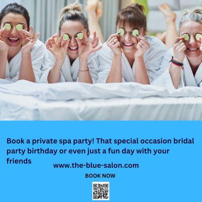 Private spa parties