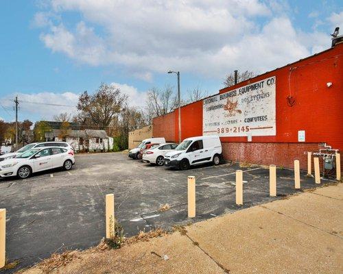 24-Car Private Parking Lot.  Located at Signalized intersection-West Florissant and Hamilton Ave.