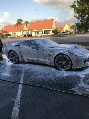 Foam Bath pre-wash