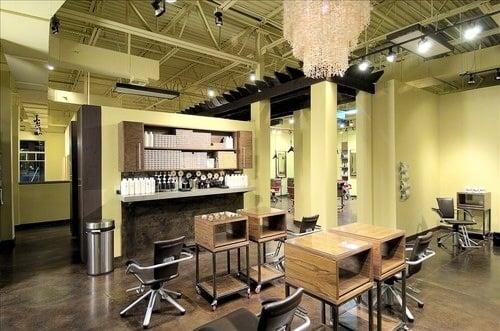 The coloring area, beautiful salon, just LOVE it!