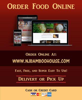 Online Food Ordering is now available! Try it out!