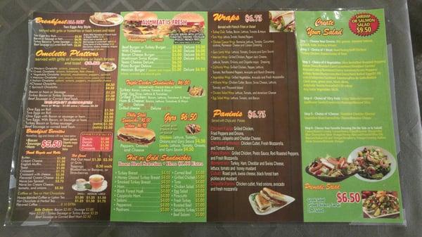 Menu Side #2