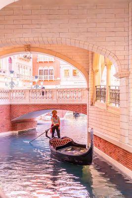 Venetian indoor Gondola Rides