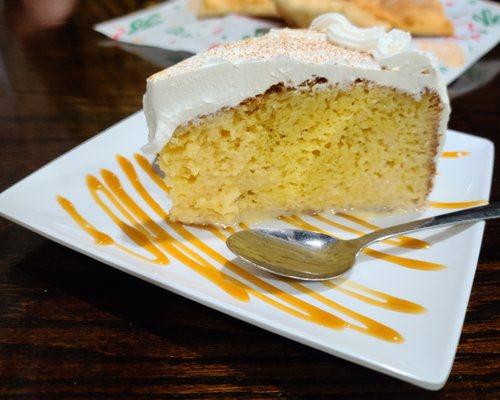 Tres Leches Cake at L&J Cafe in El Paso, TX