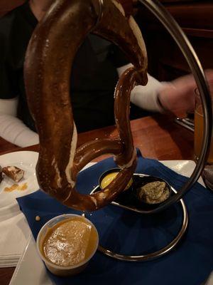 Jumbo Pretzel on the Hook