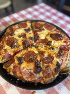 Small Pepperoni and Chorizo Pizza