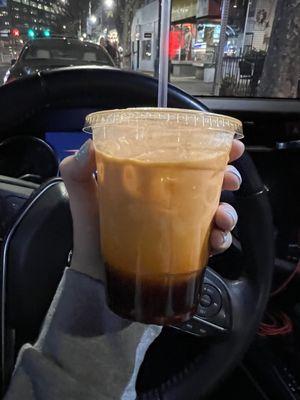 Yummy Thai iced tea,