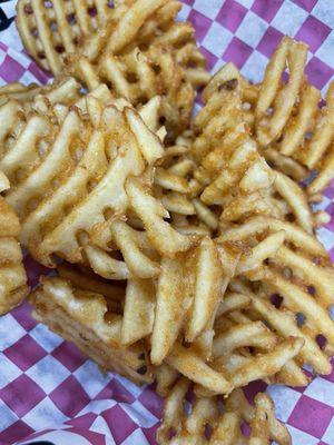 Waffle fries