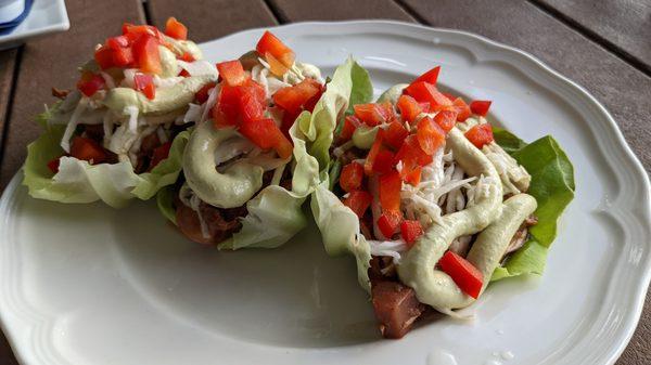 Jackfruit tacos.