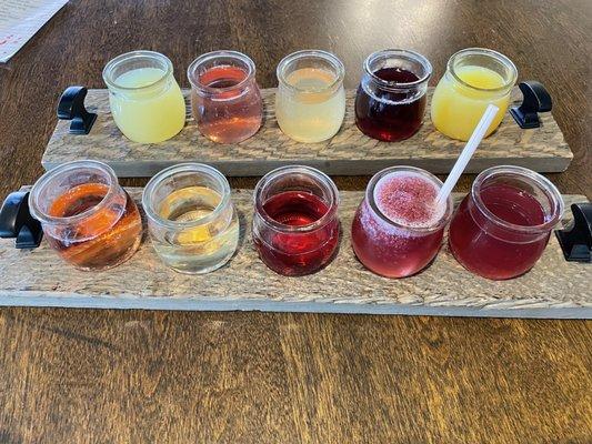 Mimosa Flight & Wine Flight