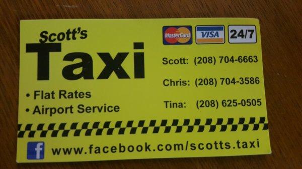 Call Scott's Taxi