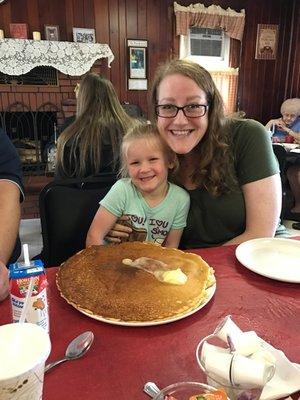 We love coming here for their gigantic pancakes!