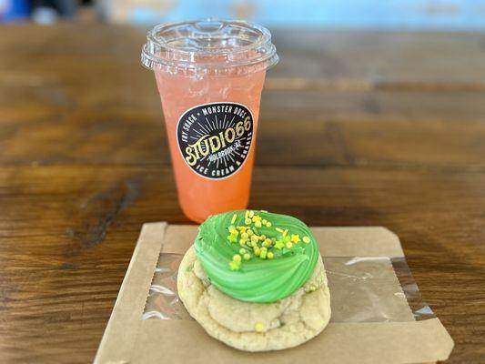 Painted Desert Lemonade and Cookie