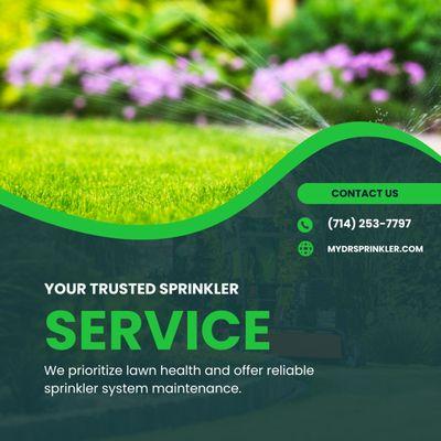 Trust our expert services at Dr. Sprinkle to keep your lawn lush and green!