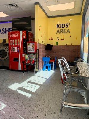 Kids area and vending