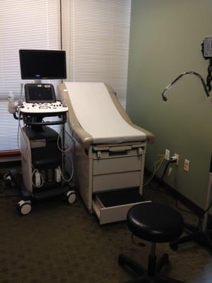 Our private ultrasound suite