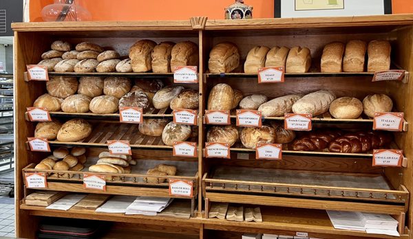 Every type of bread.