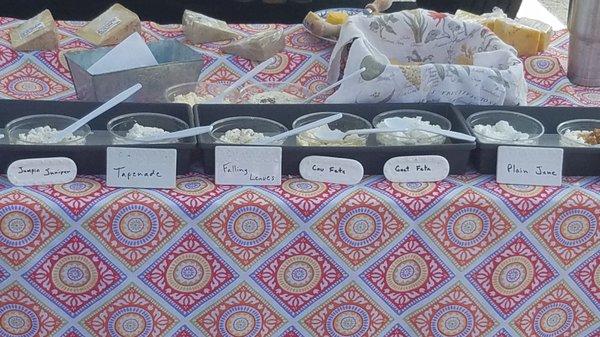 Goat cheeses very good.  Purchased the turkish delight. Sweet and delicious!!!