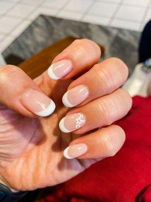 my french gel extensions!