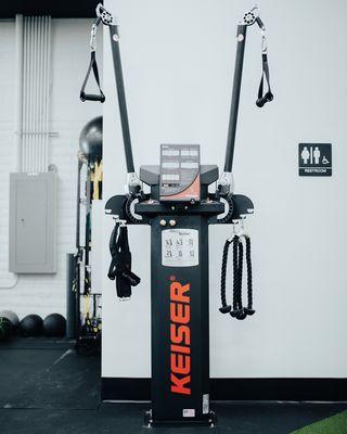 The Keiser functional trainer. If you can think it, we can create it!